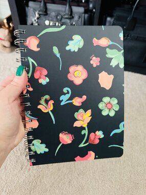 Coach Spiral notebook with Dreamy Land Floral print, never used